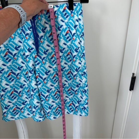 Abercrombie Kids Blue and White Board Shorts Quick-Dry Swim Size Large 14 - Picture 12 of 14